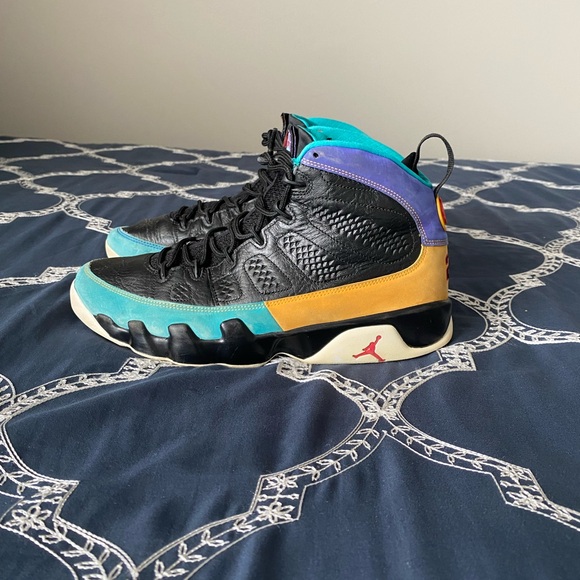 Nike Other - Nike Air Jordan9 IX retro dream it do it men’s size 10 black/multicolor sneakers